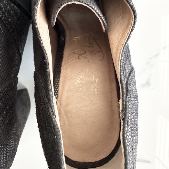 Seychelles Eternity Vintage Inspired Oxford‎ Peep Toe Heels Black Sz 7 - Picture 12 of 12